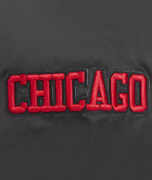Chicago Blackhawks Retro Classic Rib Satin Jacket