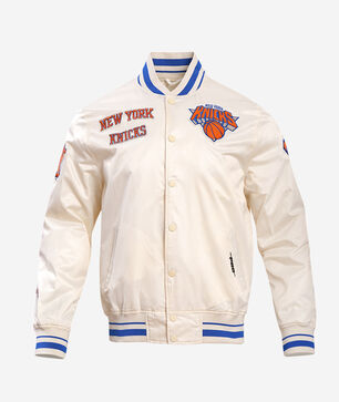 New York Knicks Retro Classic Rib Satin Jacket