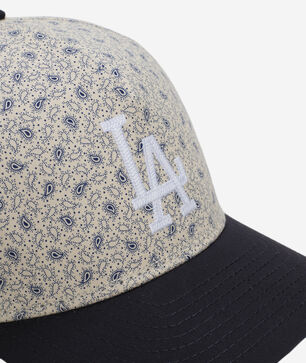 9Forty Los Angeles Dodgers A-Frame Micro Print Energy Snapback Hat
