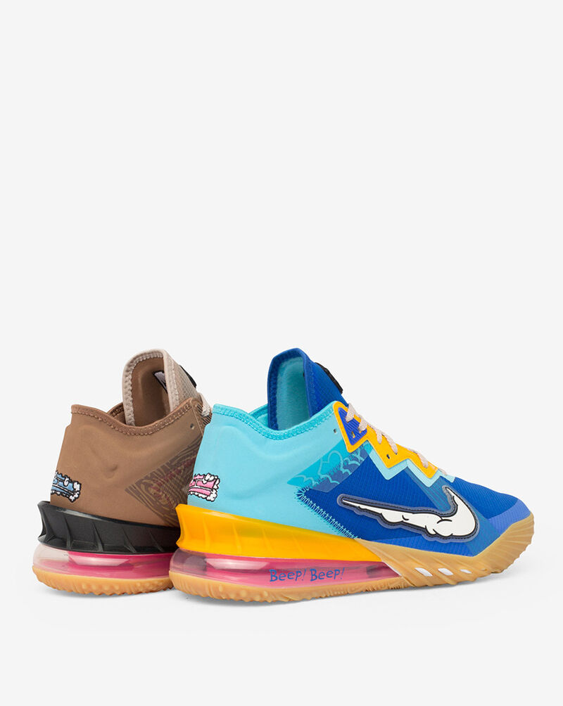 Nike Lebron 18 Low "Wile E. vs Roadrunner" CV7562-401 Multi 2