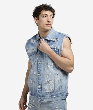 Pearl Denim Vest