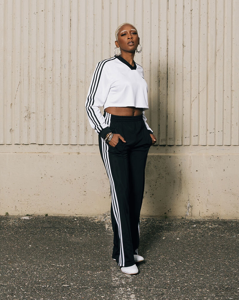 adidas Adicolor Classic Firebird Loose Track Pants JC8245 Black 4