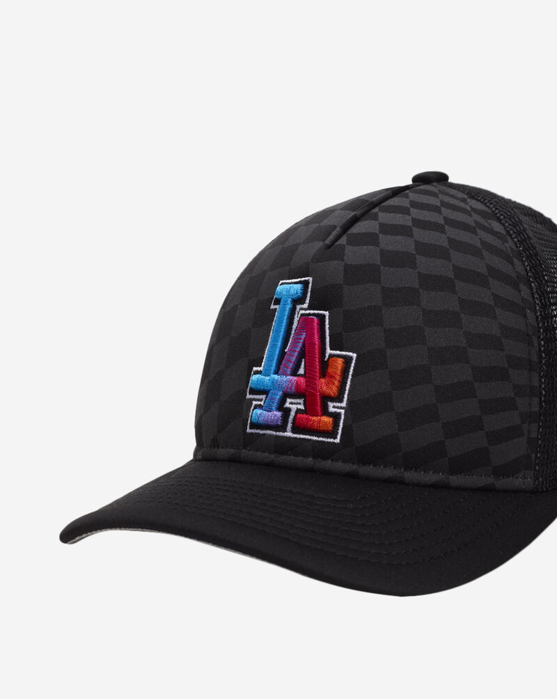New Era 9Forty A-Frame Los Angeles Dodgers Raceway Snapback Hat 60641188 Black 2