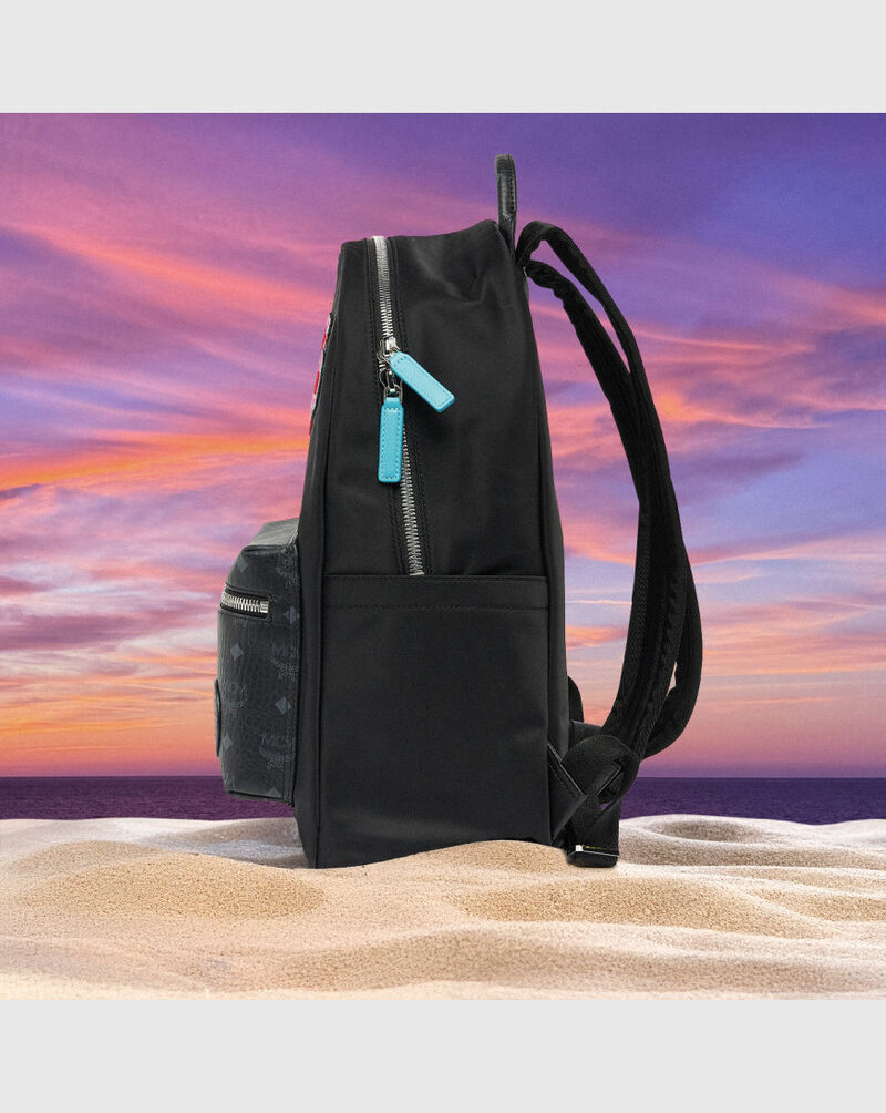 MCM MCM X SNIPES Medium Stark Backpack MMKFSVE11BK001 Black 4