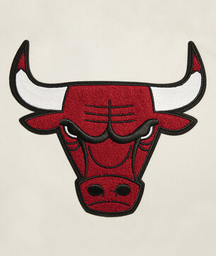 Chicago Bulls Retro Classic Rib Fleece Cropped Pullover Hoodie