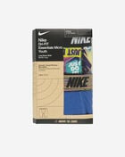 Nike Big Kids' 2PK Printed Long Boxer Briefs 9N1222-U89 Blue 4