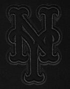 PRO STANDARD New York Mets Neutral Drop Shoulder Fleece Pull Over Hoodie  LNM5311666-BLK Black 2