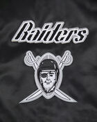 PRO STANDARD Oakland Raiders Retro Classic Rib Satin Jacket FORU43612-BGY Black 2