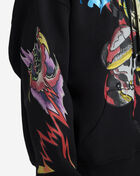 Ed Hardy Skull Pullover Hoodie EHM13021RS-BLK Black 3