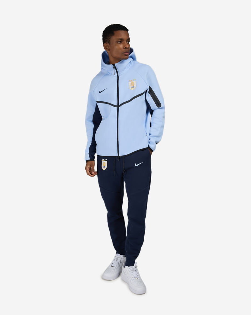 Nike Uruguay Tech Fleece Windrunner Soccer Full-Zip Hoodie IO4717-425 Blue 4