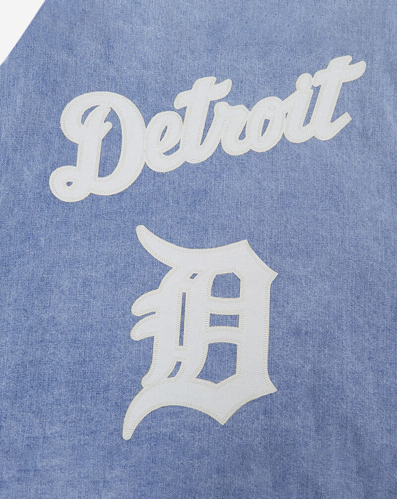 PRO STANDARD Detroit Tigers Varsity Blues Denim Varsity Jacket  LDT639137-DLN Blue 4