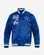Dallas Cowboys Retro Classic Rib Satin Jacket