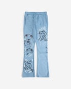 Smoke Rise Trouble In Peace Fleece Pant FP26F541SNZ-BLU Blue 1
