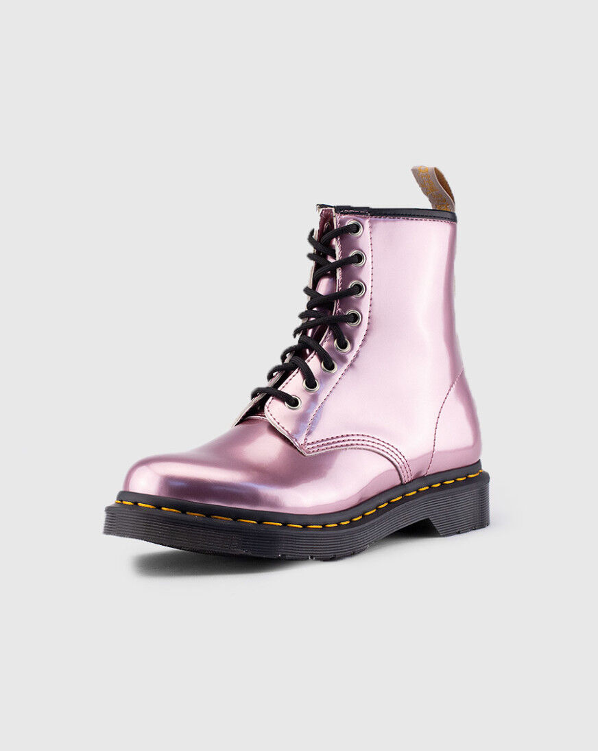pink vegan doc martens