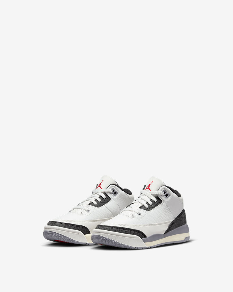 Jordan Little Kids' Air Jordan 3 Retro DM0966-106 White 2