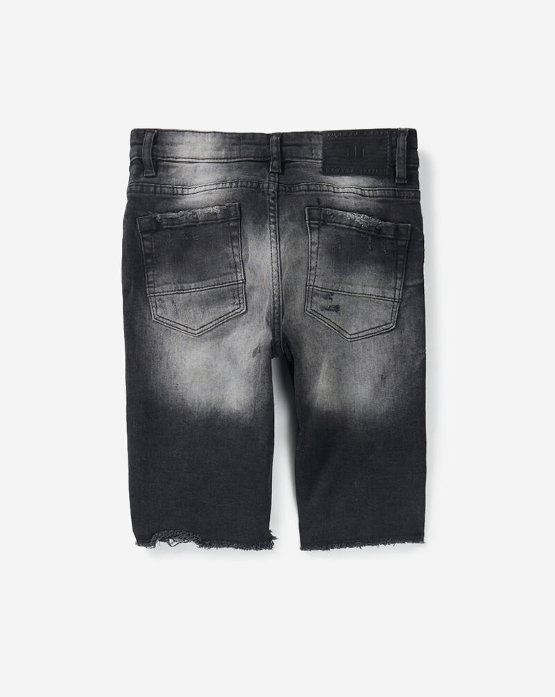 Jordan Craig Kids' Distressed Shorts (8-16) J333SB-BLACKSHADOW Black 3
