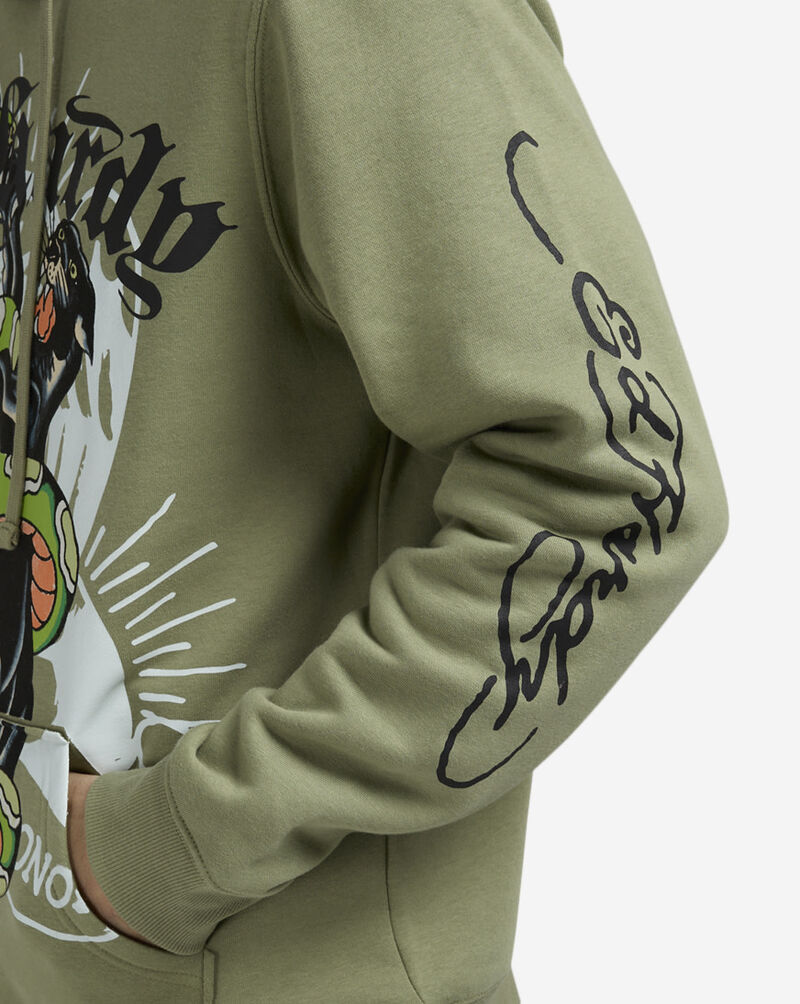 Ed Hardy Panther Snake Hoodie EHM1300-80-OLV Green 3