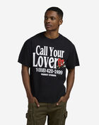 MARKET Call Your Lover Cropped T-Shirt 399002193-BLK Black 1