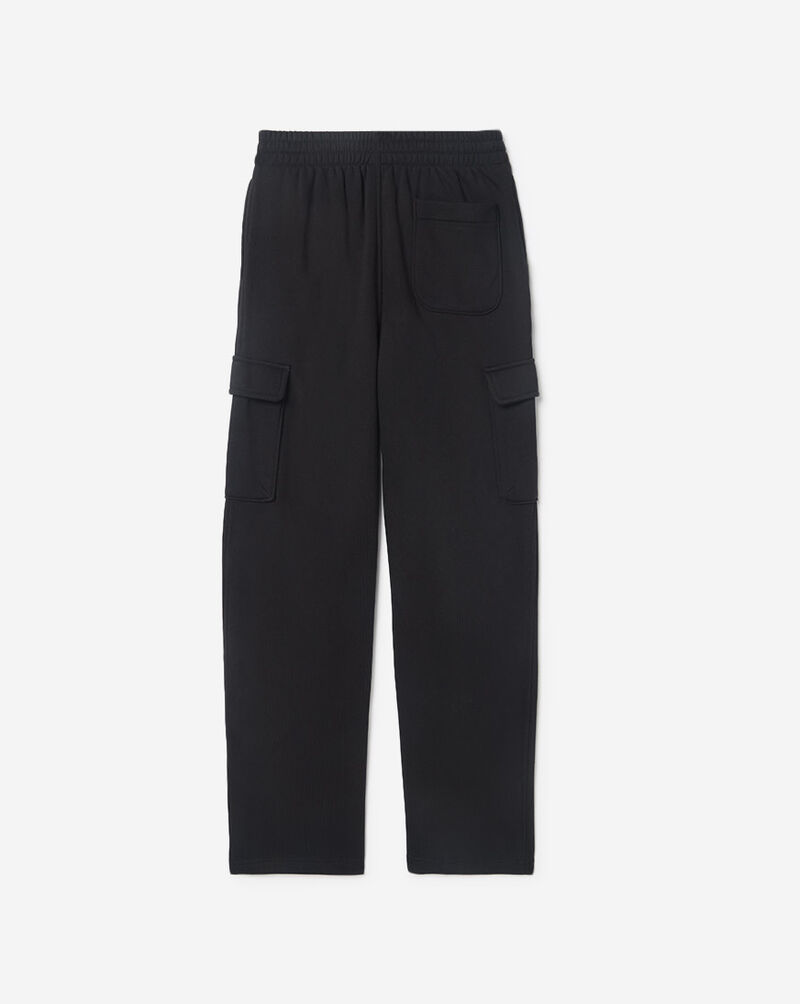 Jordan Big Kids' Brooklyn Fleece Cargo Pants 95G068-BLACK Black 2