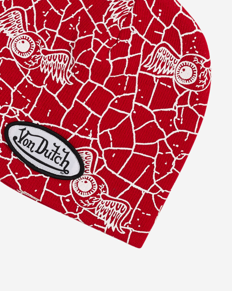 Von Dutch Dried Up Beanie VDCB0004-RED Red 2