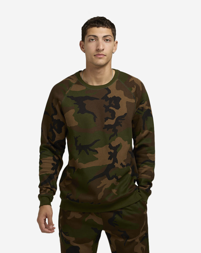 null Brushed Fleece Raglan Crew null  1