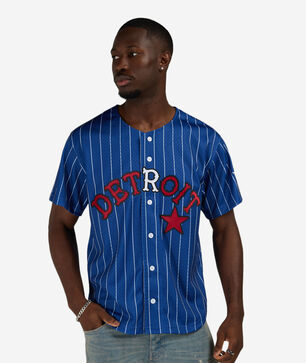 Detroit Stars Riley Greene Authentic Batting Practice Pinstripes Jersey