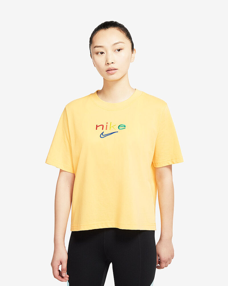 Nike Dri-FIT Rainbow Boxy Tee DD2848-848 Yellow 1