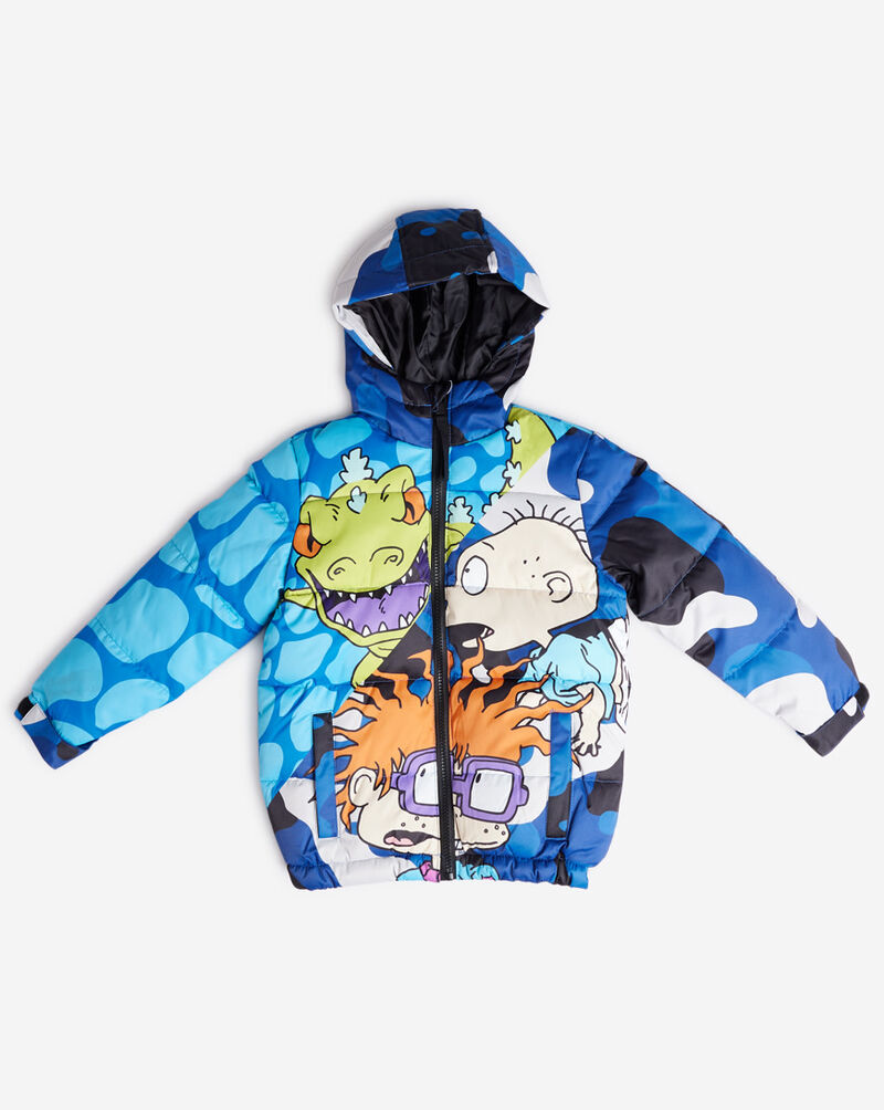 Shop MEMBERS ONLY Rugrats Dino Camo Puffer NB894019-BLU multi | SNIPES USA