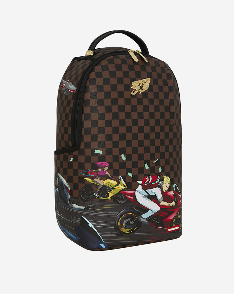 Sprayground 305 Check Motorcycles Backpack B8843 Multi 3