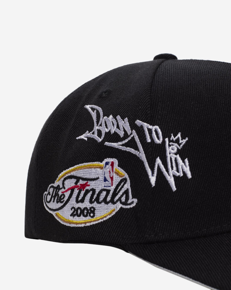 Mitchell  Ness Boston Celtics Home Of Pro Pinch Fit Snapback Hat HP10055-BCEBLCK Black 2