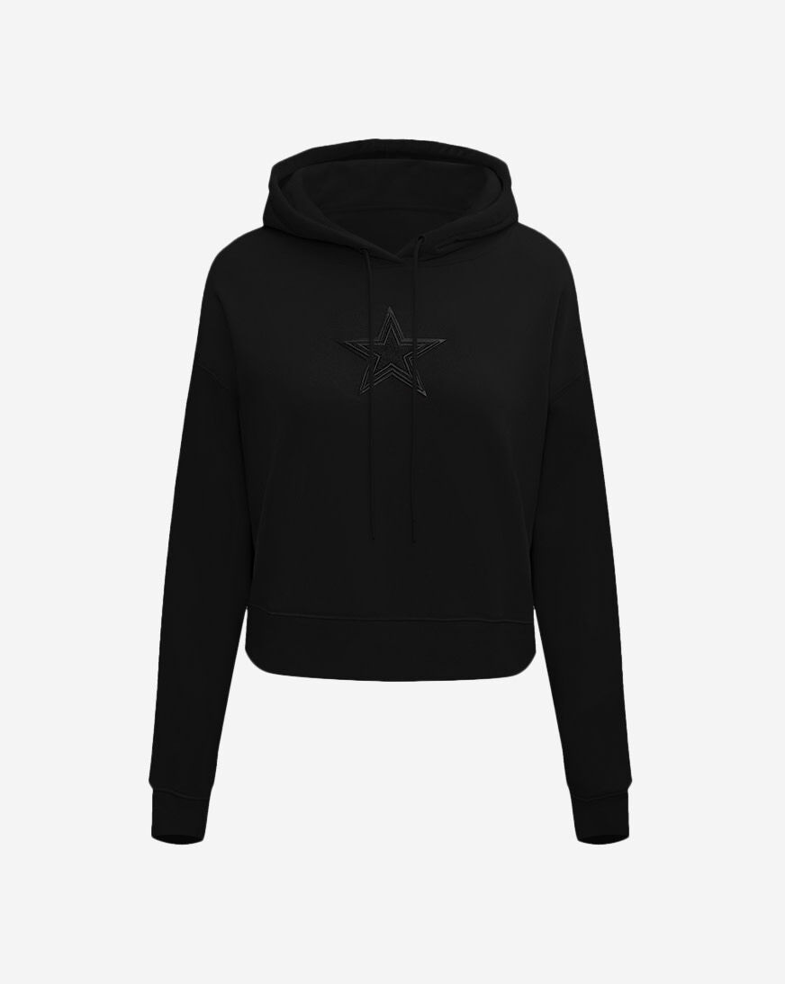 Shop PRO STANDARD Dallas Cowboys Triple Black Cropped Shop PRO STANDARD Dallas Cowboys Triple Black Cropped