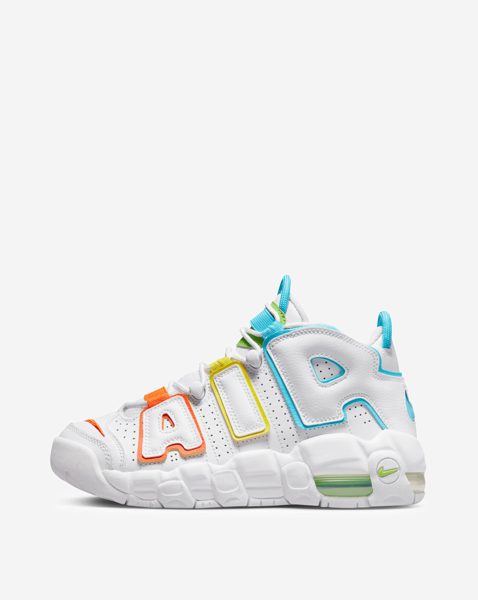 nike air max uptempo white and blue