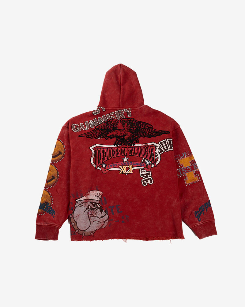 Smoke Rise Glory Hoodie  FO25669SN-CIN Red 3