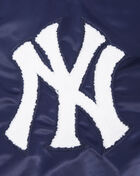 New York Yankees Old English Rib Satin Jacket