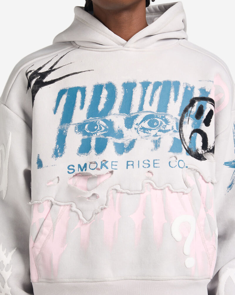 Smoke Rise Truth Hoodie FO26F558SN-MIC White 3