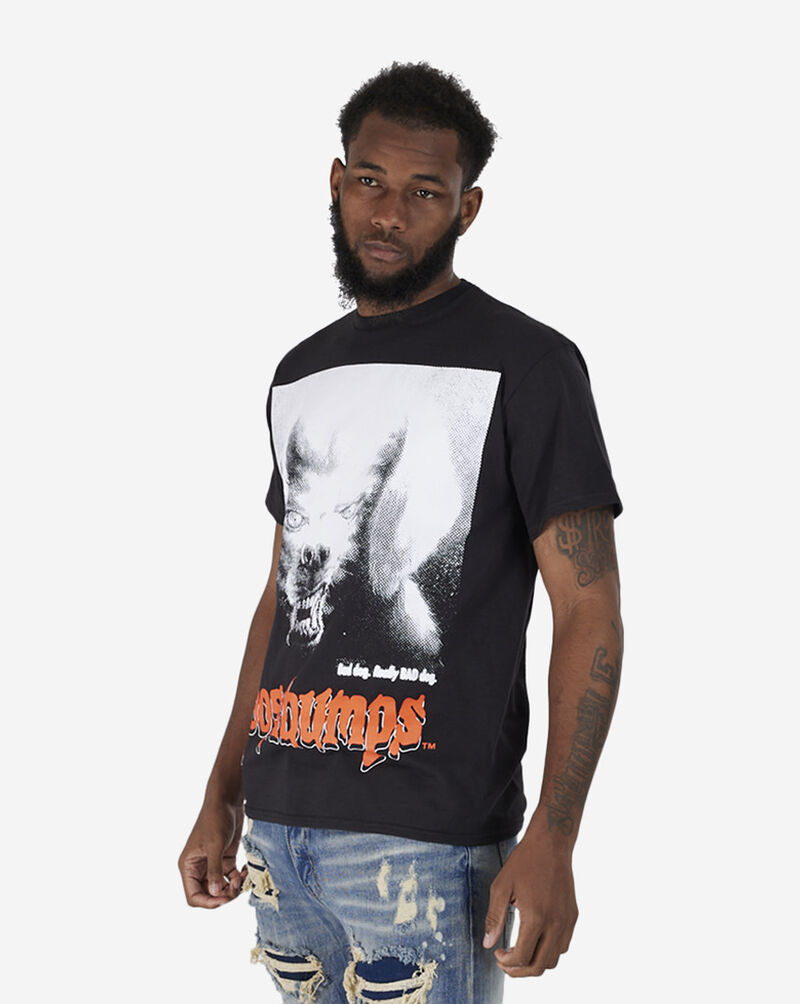 Graphic Tees Goosebumps Growl Wolf Tee GOB2280XX Black 2