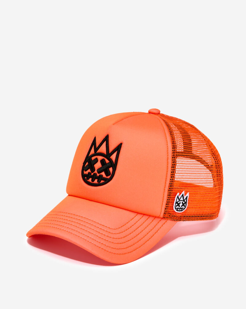 Cult of Individuality Clean Shimuchan Logo Mesh Back Trucker Hat 624B10-CH49 Orange 3
