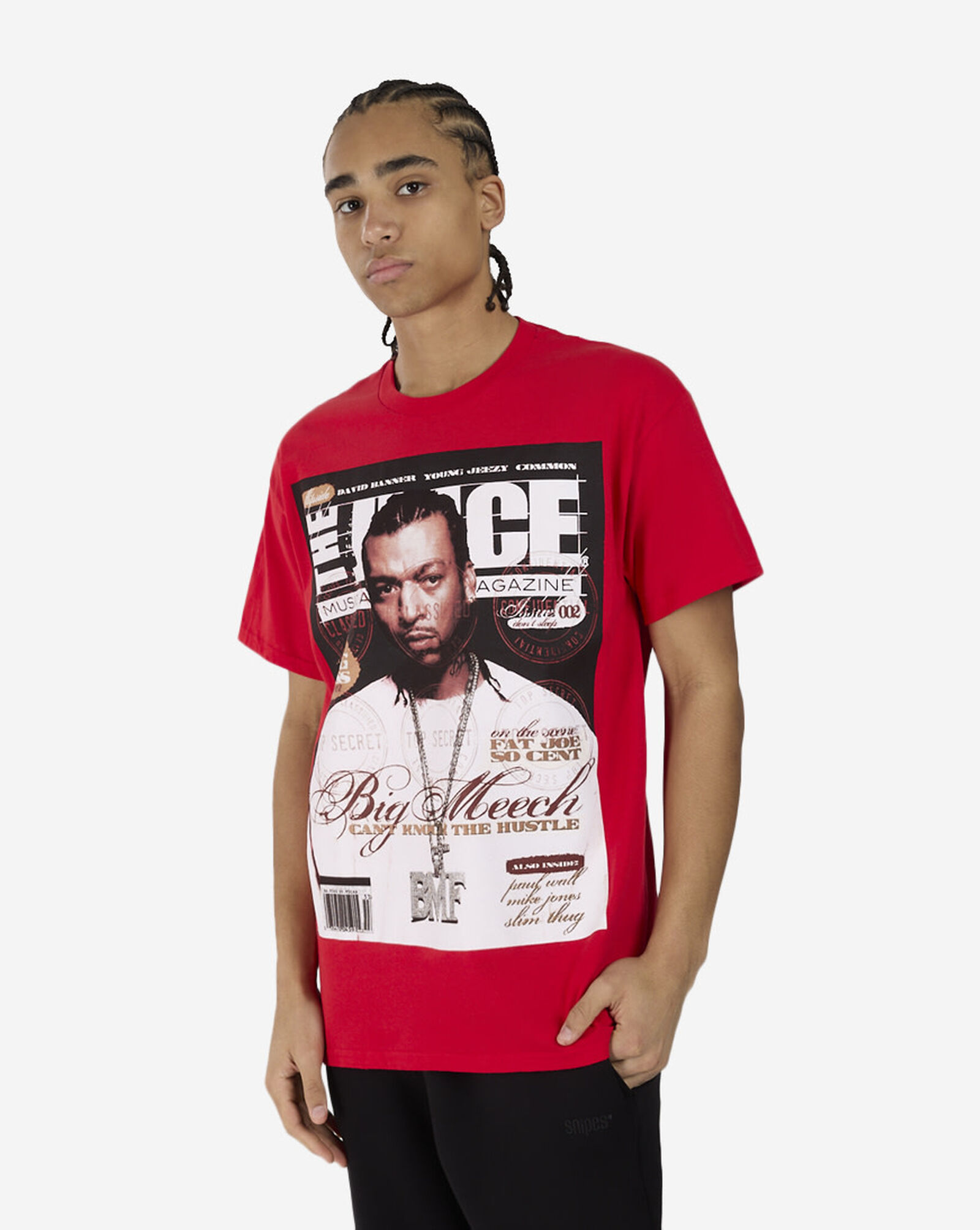 Shop Graphic Tees Big Meech The Juice Tee YTS868 red | SNIPES USA