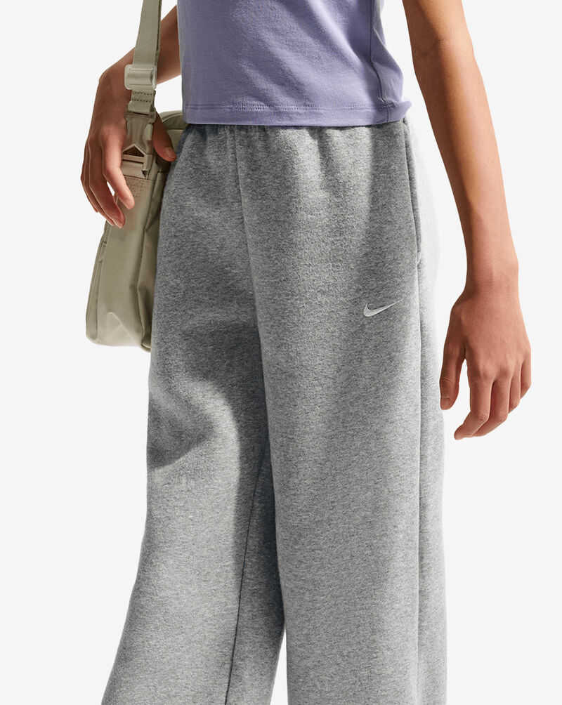Nike Big Kids' NSW Studio Fleece Open-Hem Pants IM4973-063 Grey 3