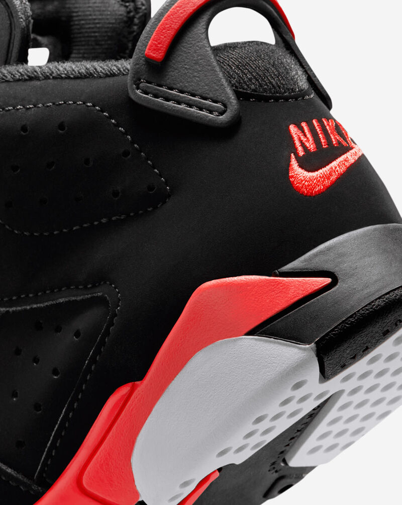 Jordan Little Kids' Air Jordan 6 Retro "Infrared Salesman" IQ1277-001 Black 8