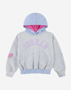 Jordan Big Kids' Blue Jeans and Bling Pullover Hoodie 45F193-G2H Grey 1