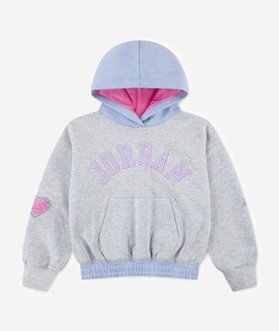 Big Kids' Blue Jeans and Bling Pullover Hoodie