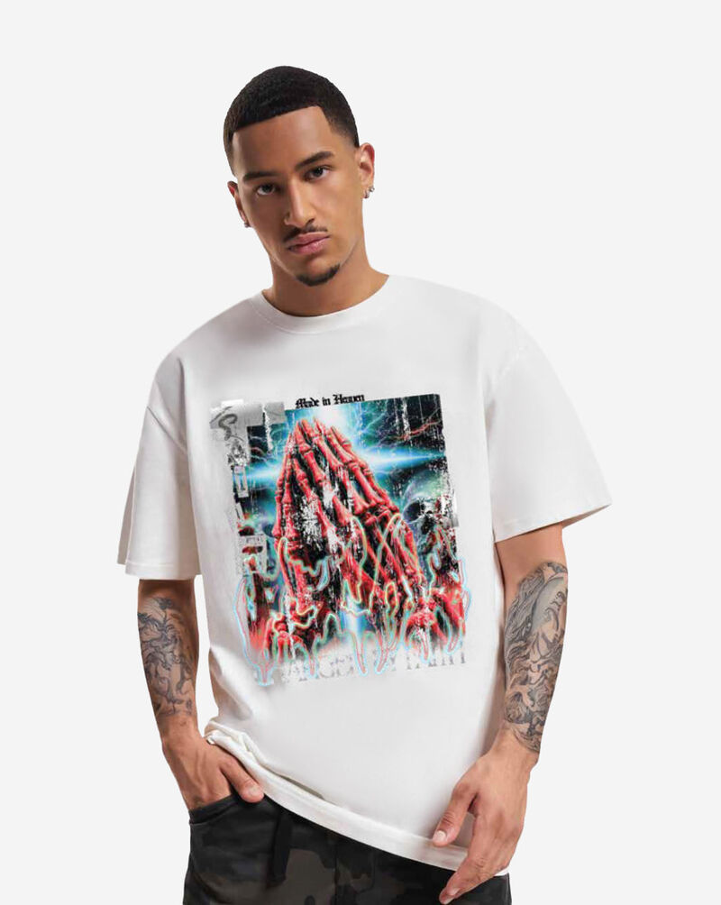 Mister Tee Charged By Faith Tee MTUS588-2-00220 White 1