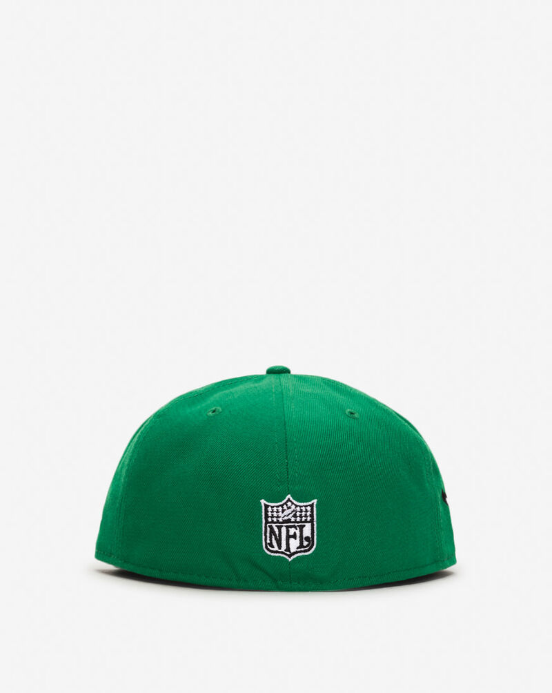 New Era 59Fifty Philadelphia Eagles Oversized Script Fitted Hat 60693581 Green 3