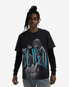 STREETZ IS WATCHIN Pray For The Weak Long Sleeve 2Fer Tee SW2F5212W-BLK Black 1