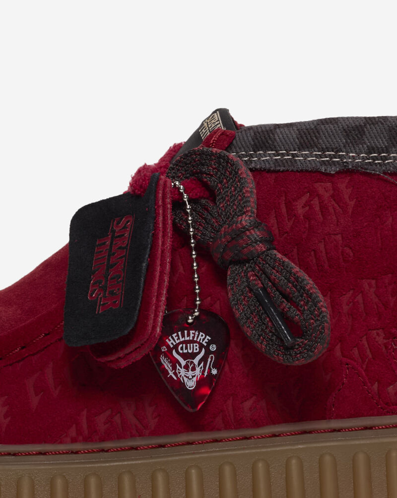 Clarks Torhill Hi Suede  26184649 Red 9