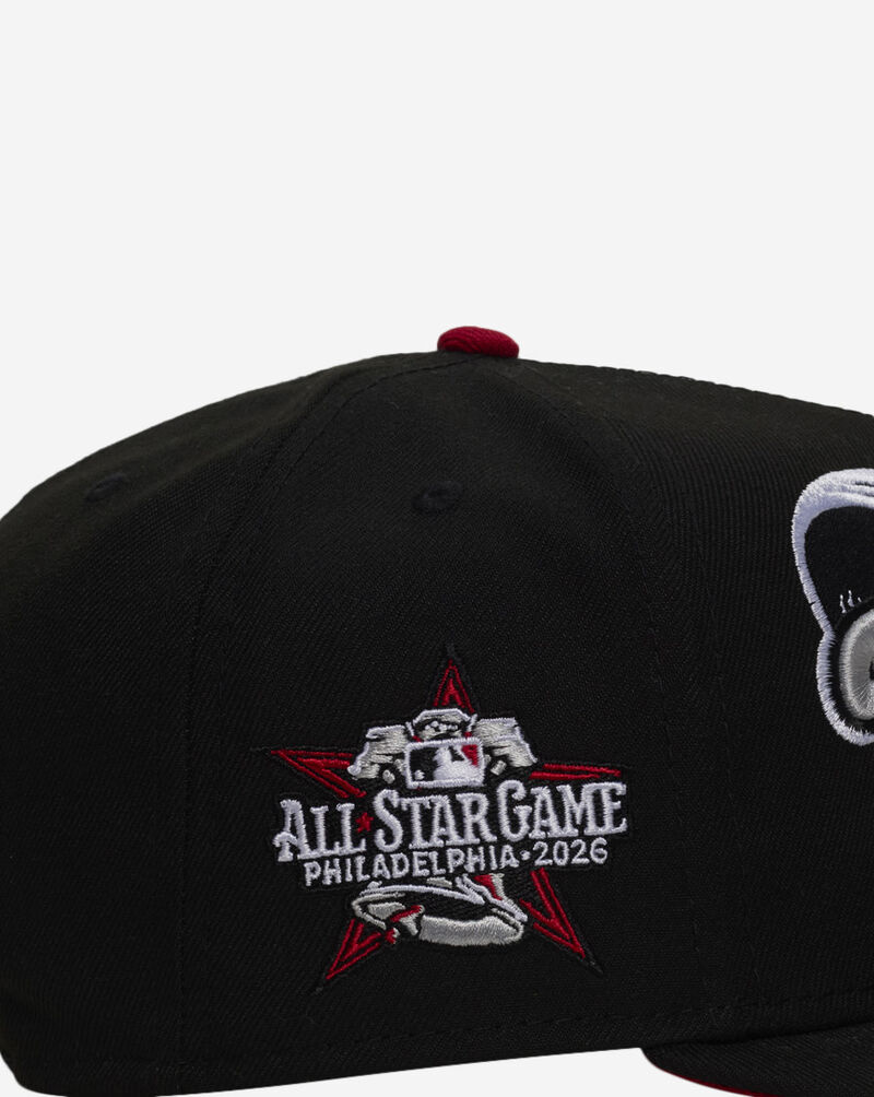 New Era 9Fifty Philadelphia Phillies A-Frame Snapback Hat 71107789 Black 2