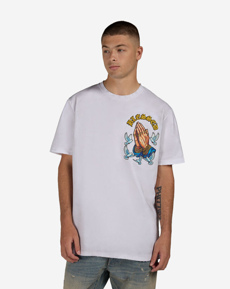 STREETZ IS WATCHIN Blessed Tee SIW5299-WHT White 1