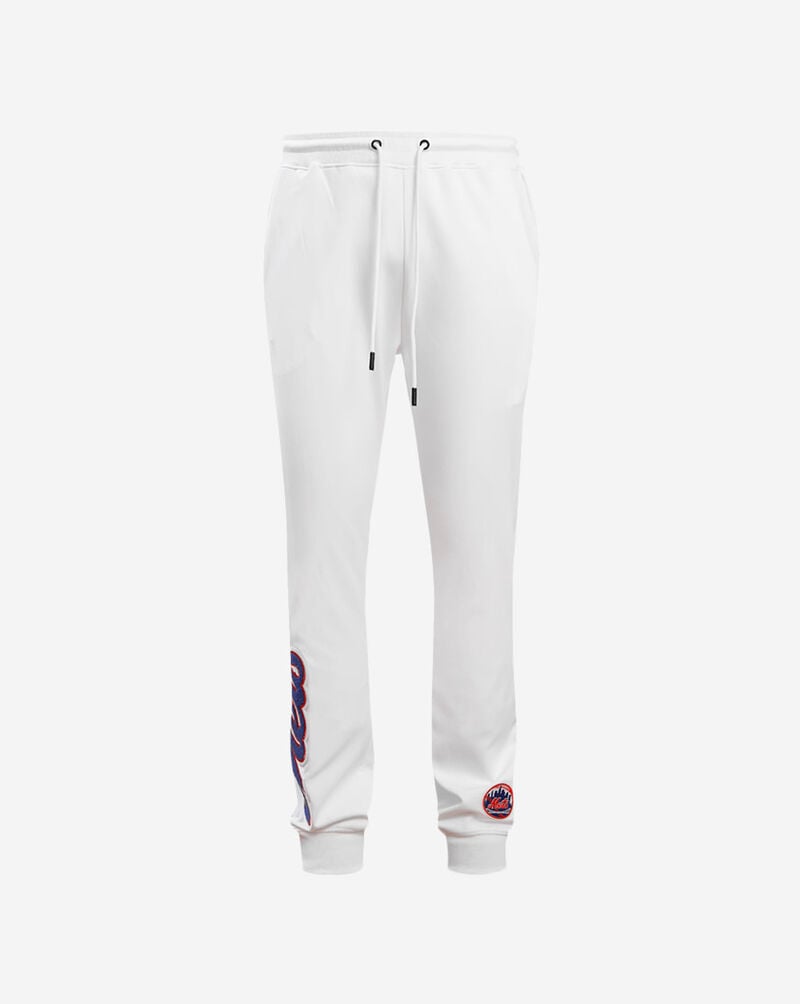 PRO STANDARD New York Mets Classic Chenille Double Knit Jogger  LNM431581-WHT White 1