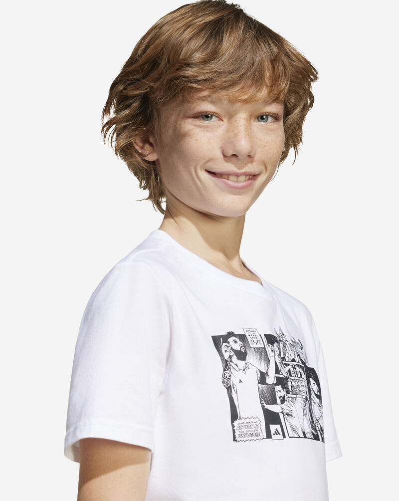 adidas Kids' Messi Icon Graphic Tee JJ1412 White 3
